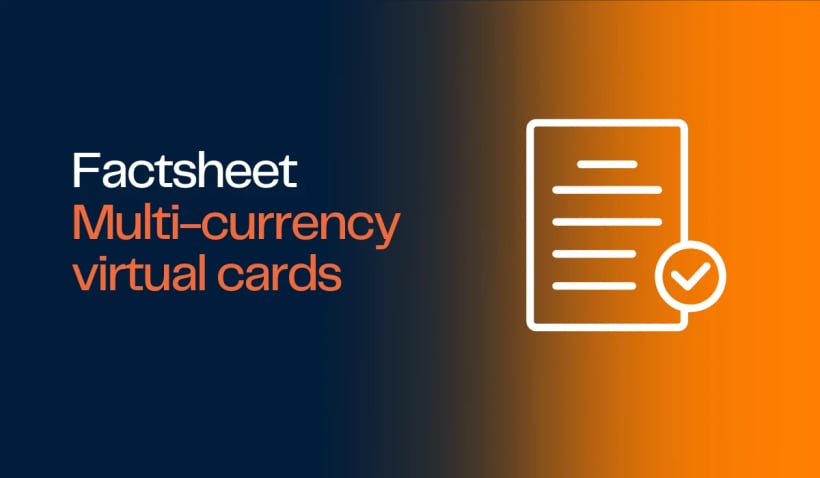 Multi-currency virtual card factsheet | Fyorin